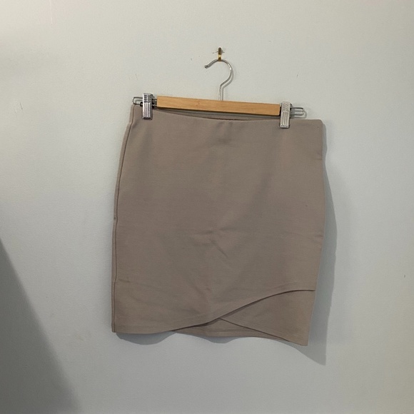Taupe Mini Skirt - Picture 1 of 1